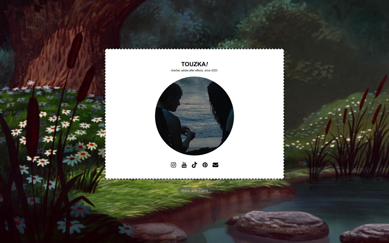 Carrd profile picture for @touzka